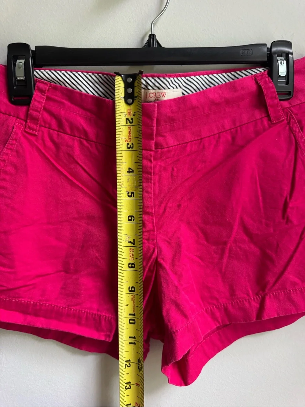 J. Crew Hot Pink Cotton Chino Hot Shorts